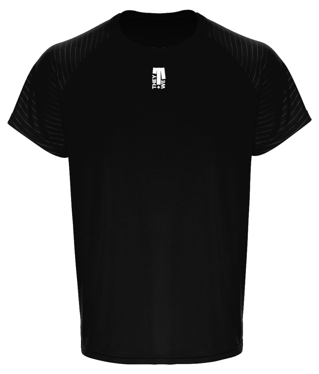 Embossed Gym T-Shirt - Black