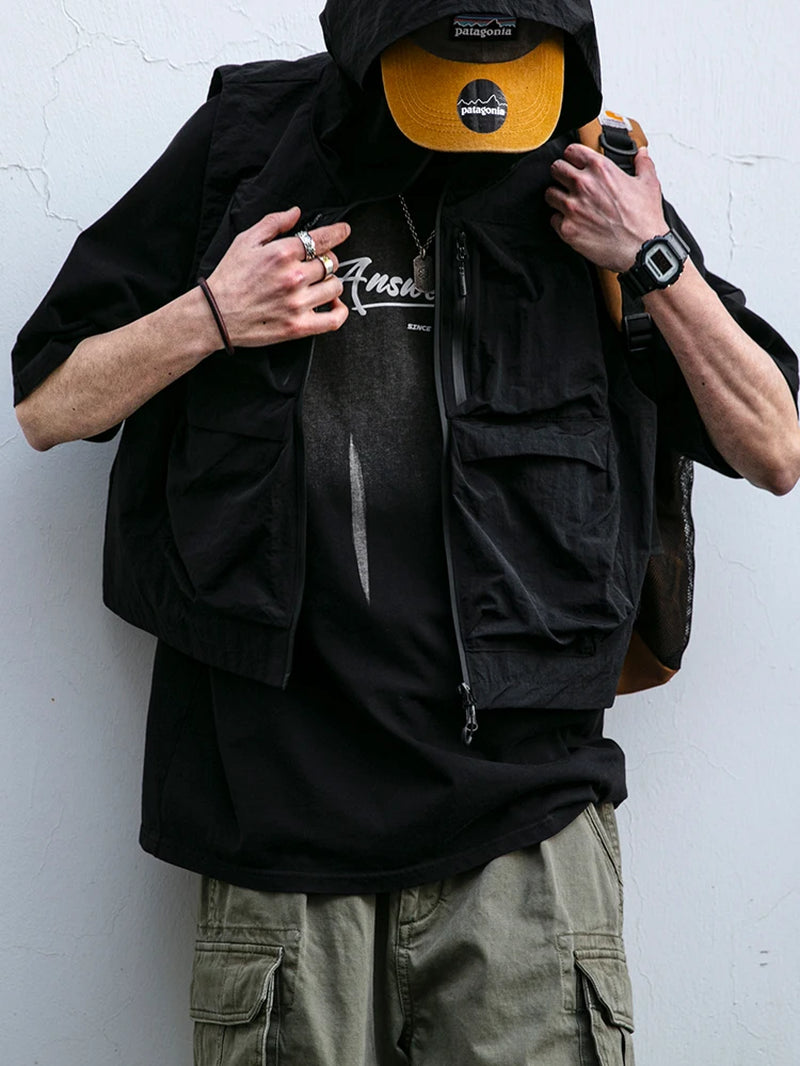  Hooded Utility Vest