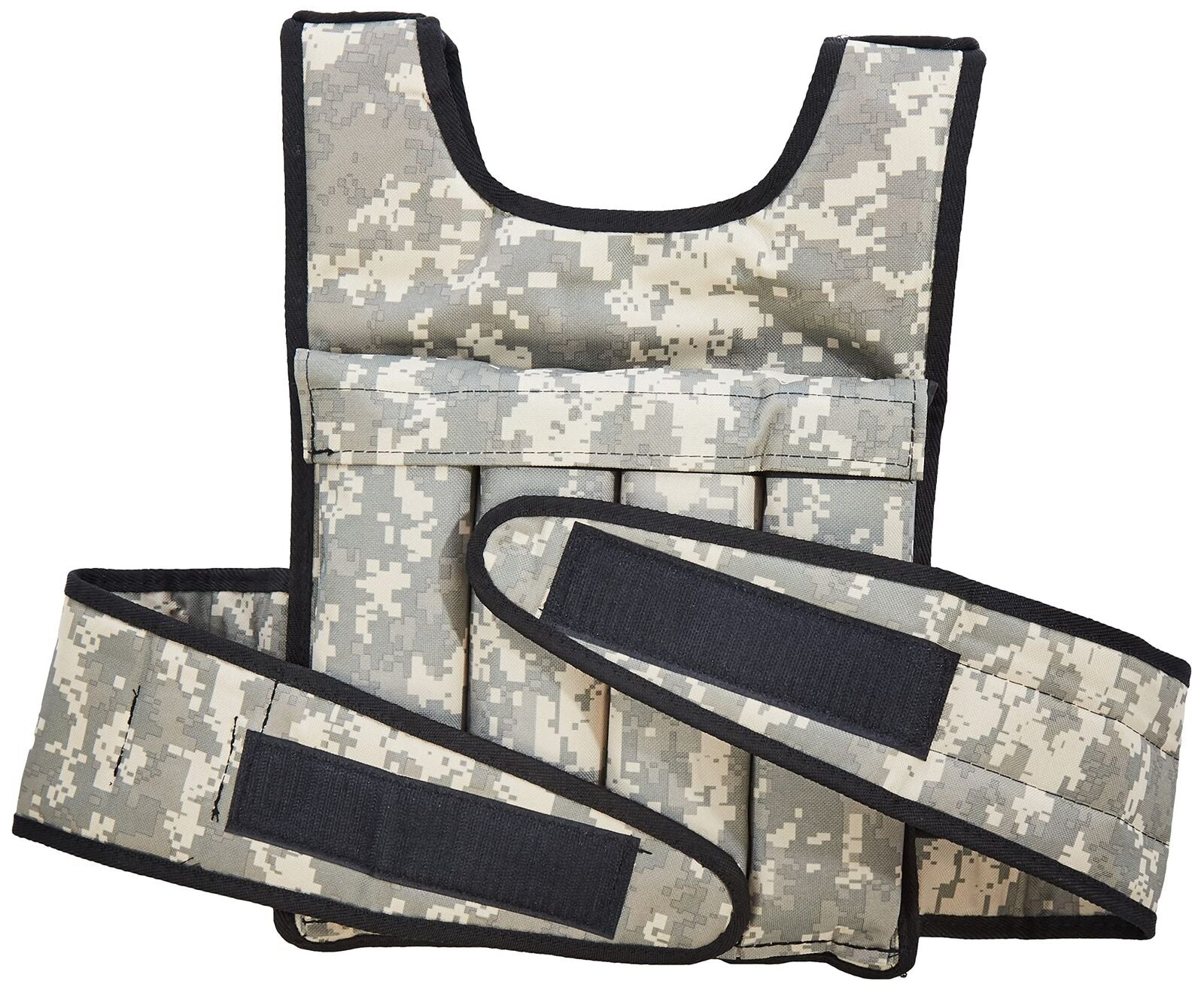 Compact, Adjustable Weighted Vest with Shoulder Pads Options
