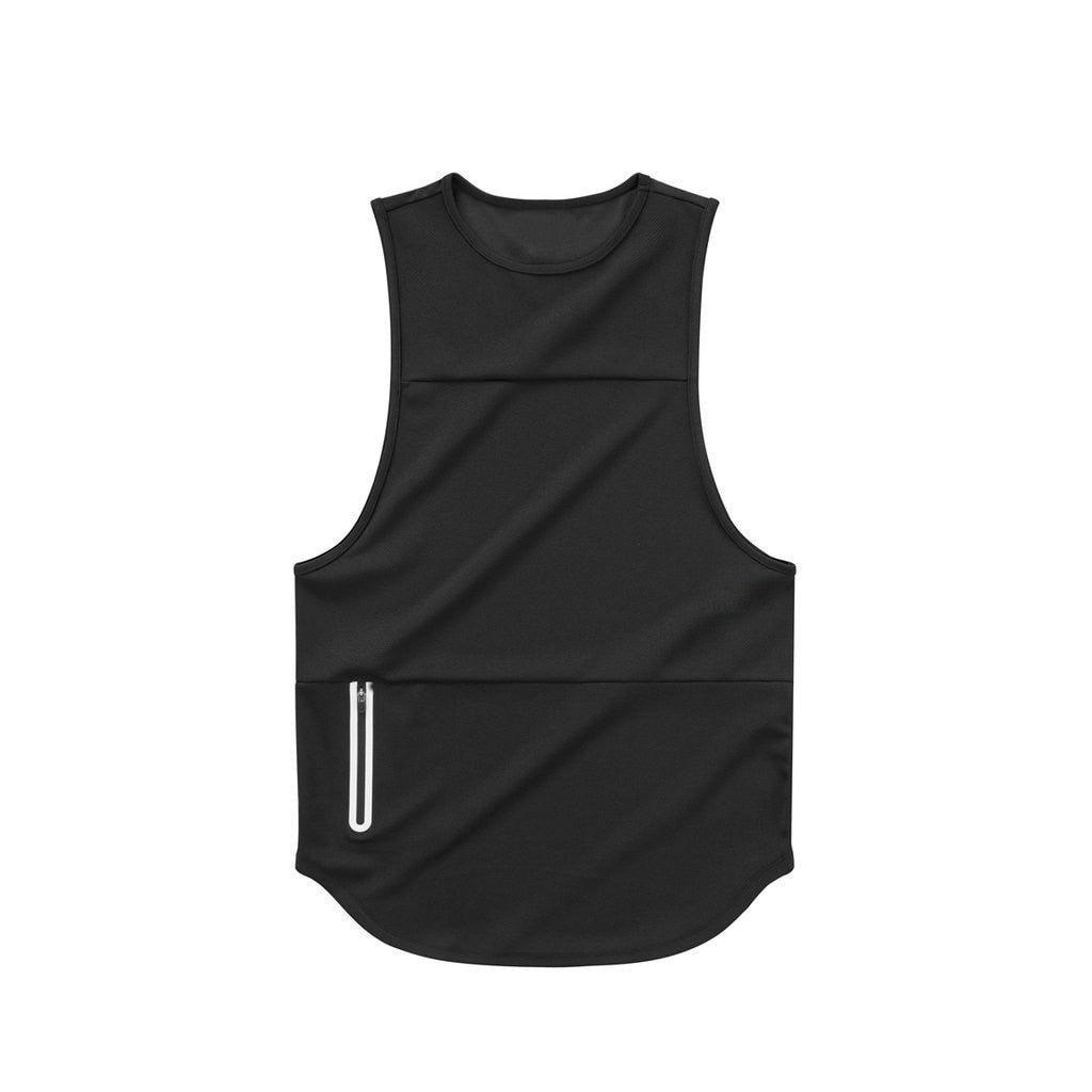 Blended material Gym Vest