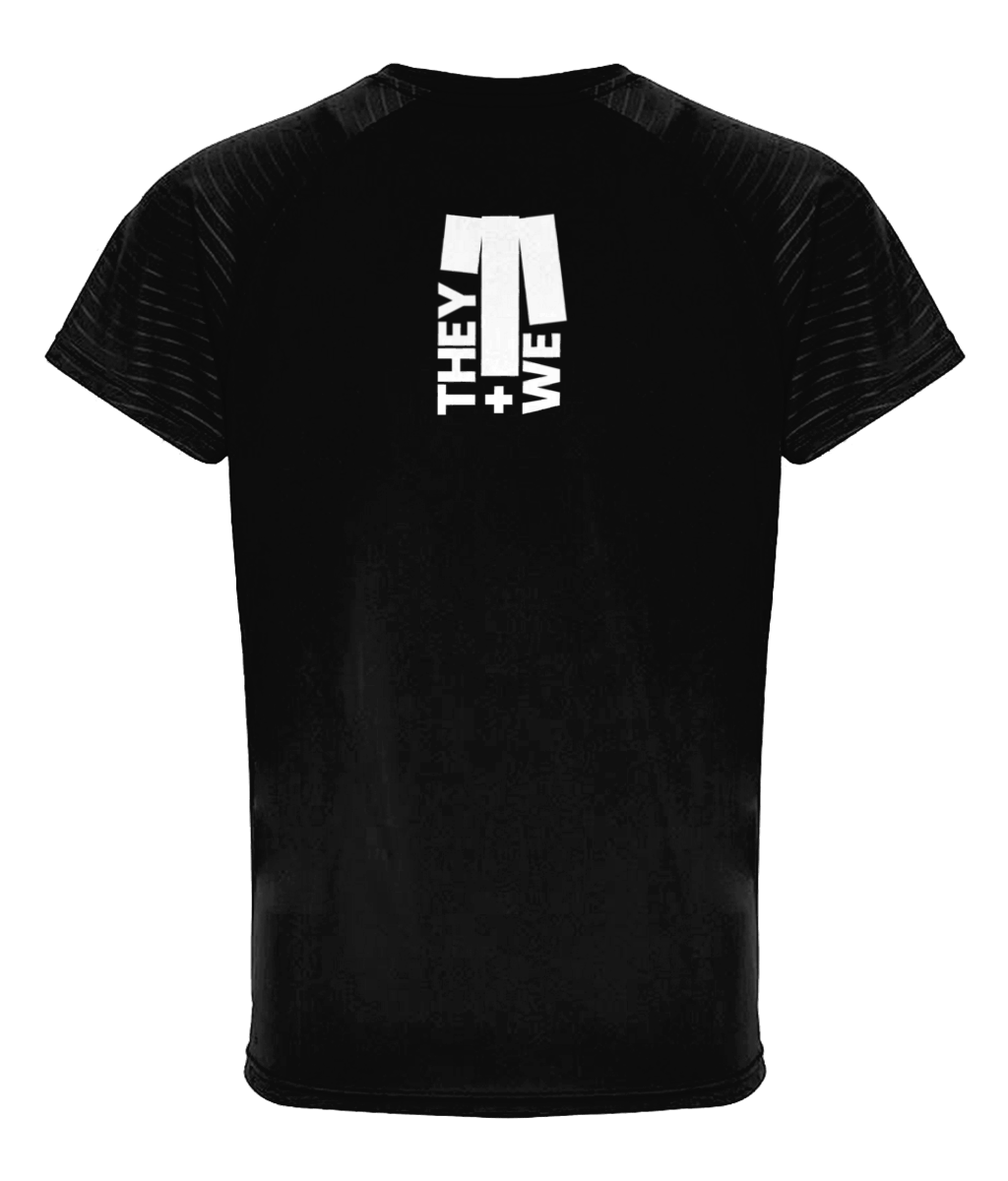 Embossed Gym T-Shirt - Black