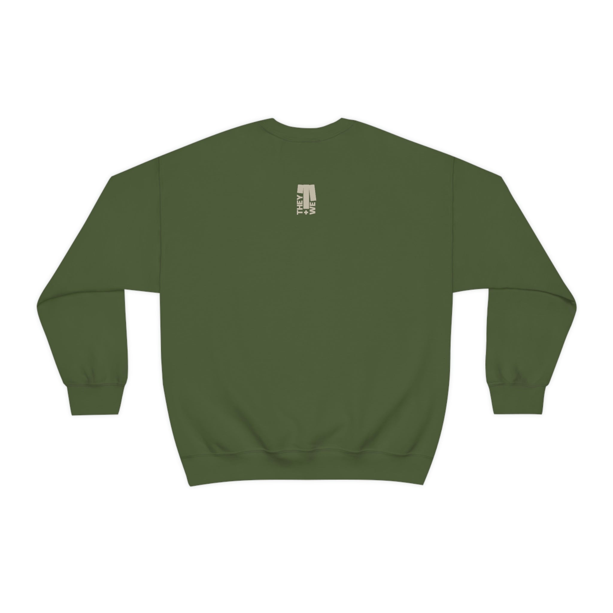 They Conspire and We Aspire Heavy Sweat  - Military Green